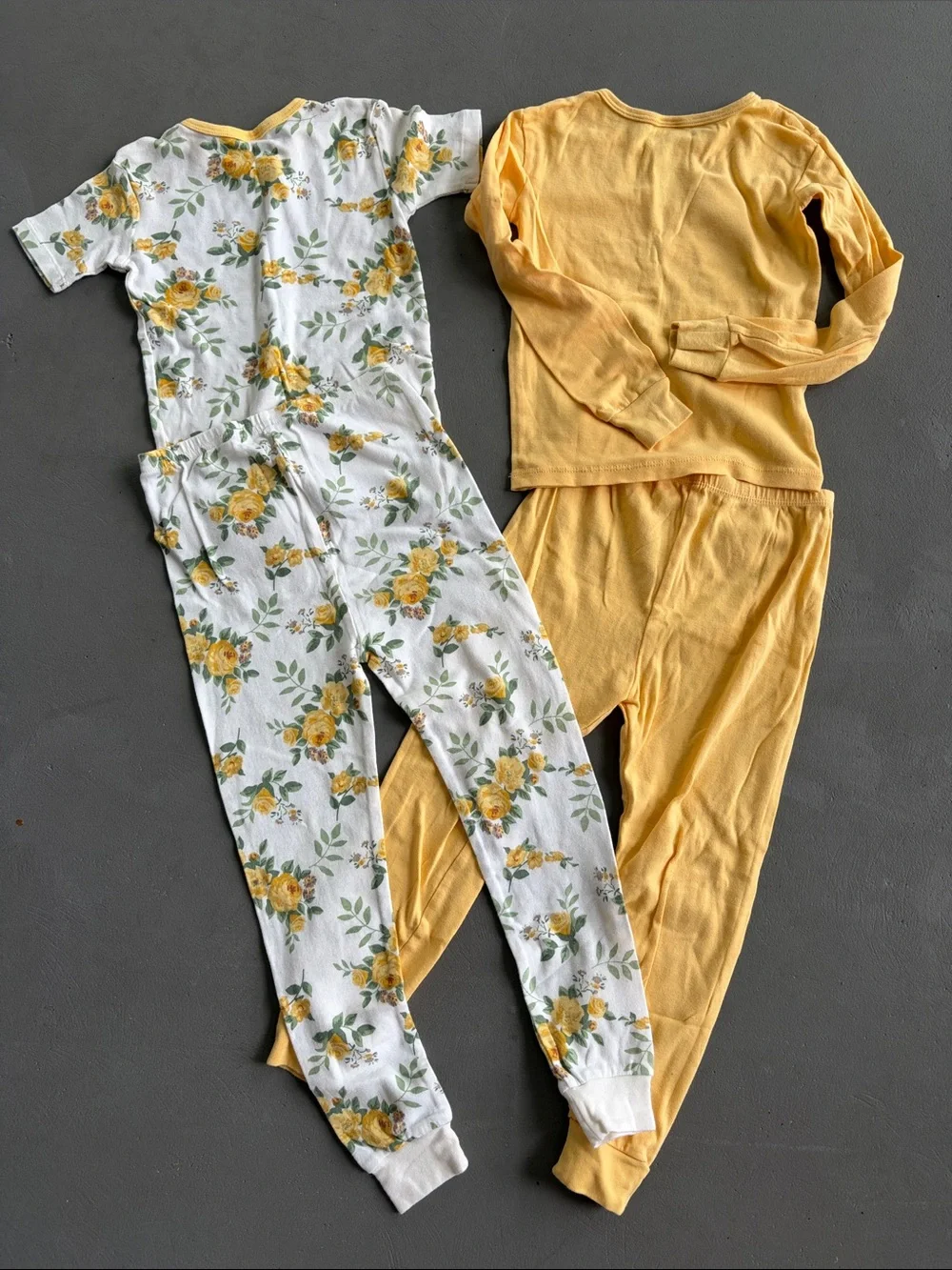 Gerber Yellow and Floral Toddler Pajama SetsSize 5T